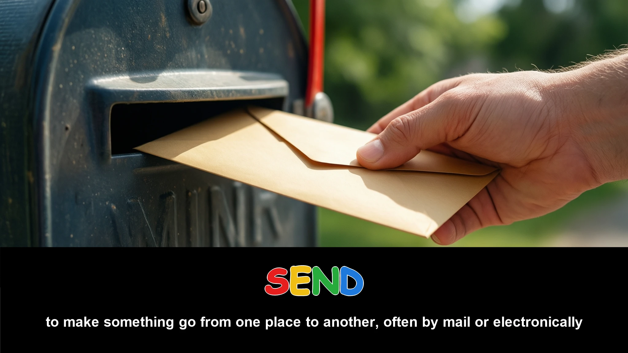 English Illustration for send